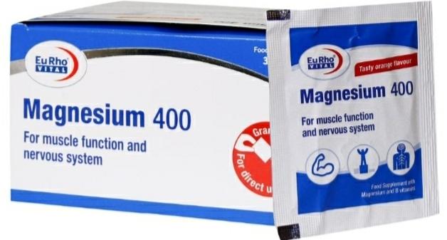 BeeaaB HealtH nutritional analysis of Magnesium 400  Eurho Vital