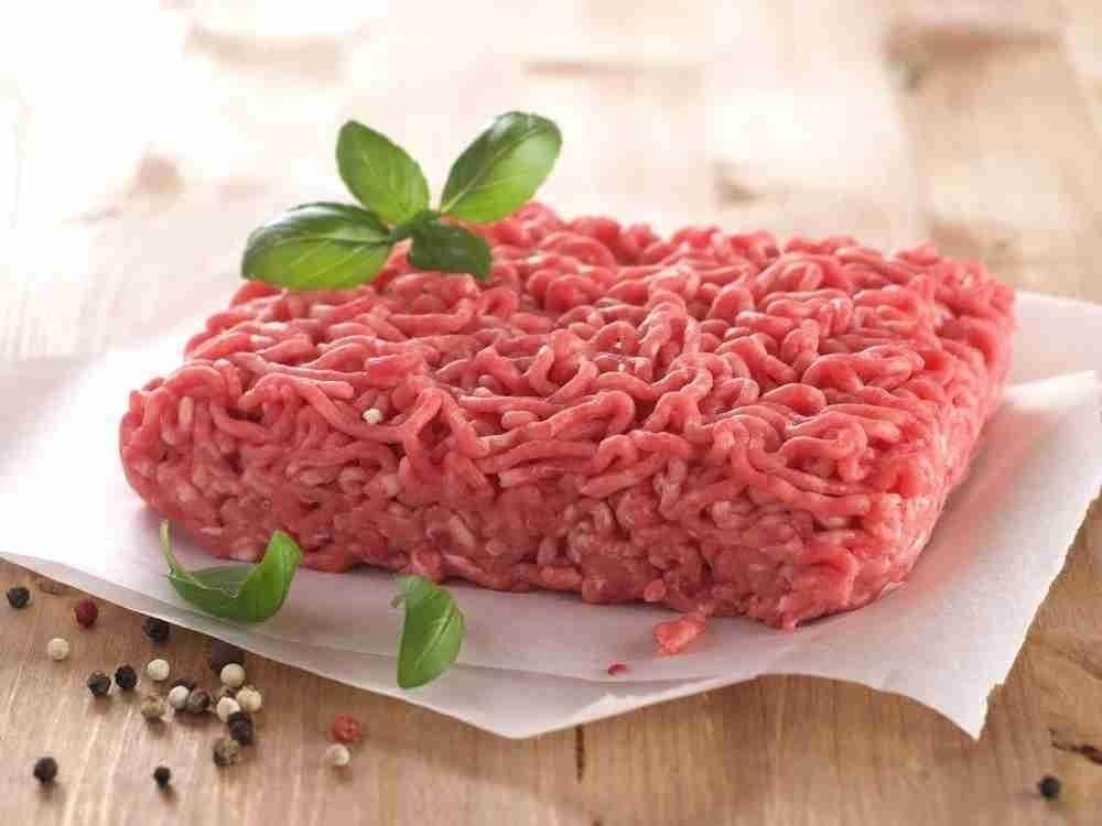 Raw Ground Lamb and Turkey Meat