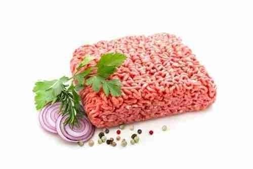 گوشت چرخکرده گوسفند کم چرب خام