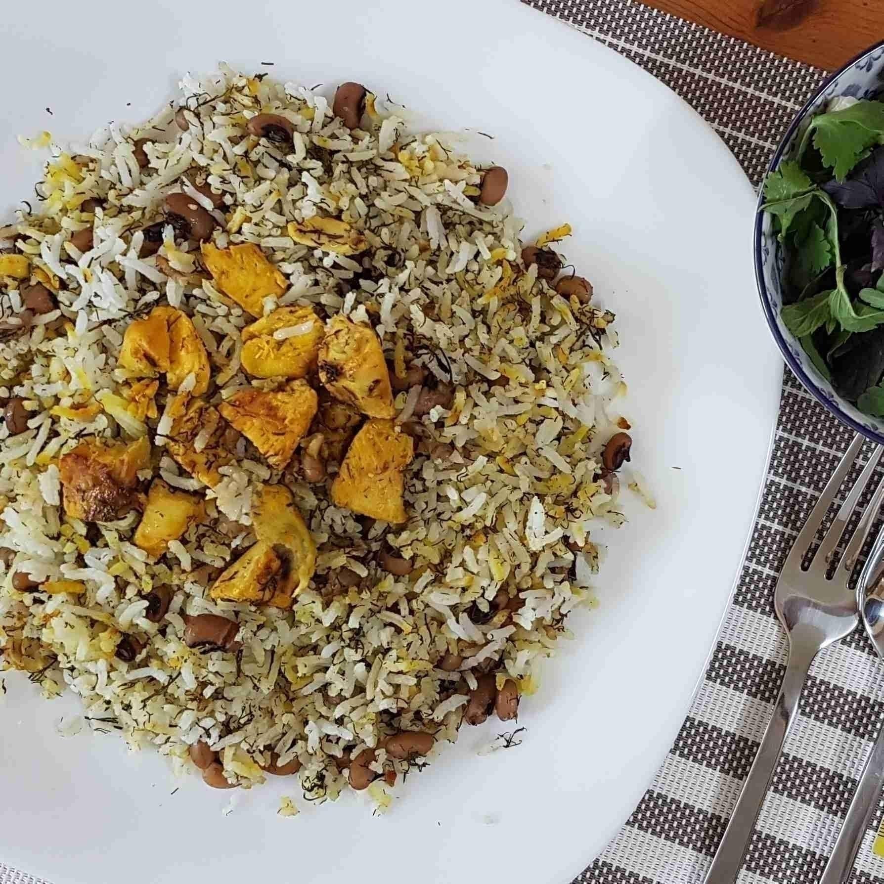 Polo Shoushtari with Chicken