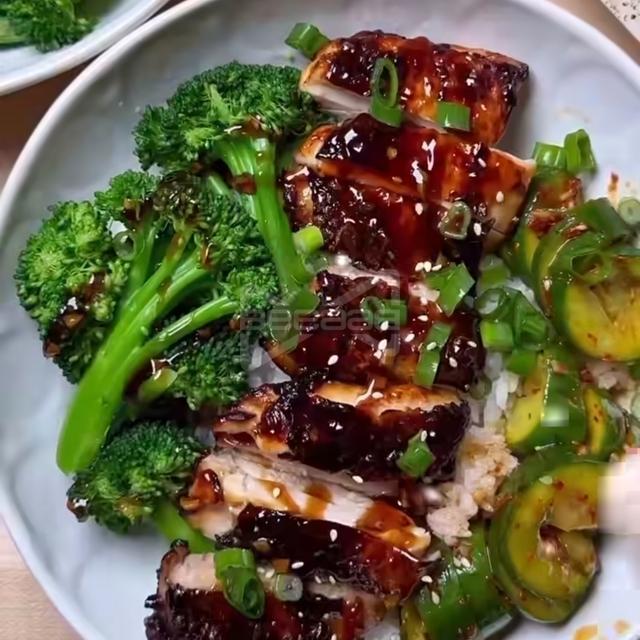 Teriyaki Chicken with Rice & Vegetables