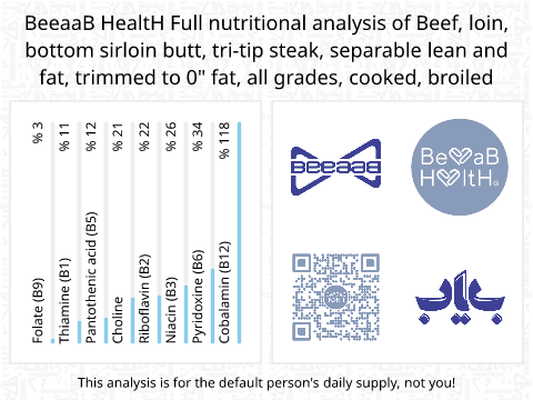 BeeaaB HealtH Analisi nutrizionale completa di Stinco di manzo arrosto