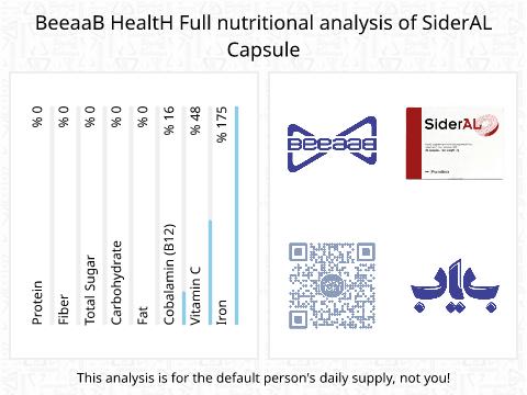 بياب تحلیل المغذيات الكامل SiderAL Capsule