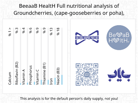 BeeaaB HealtH Analisi nutrizionale completa di Physalis