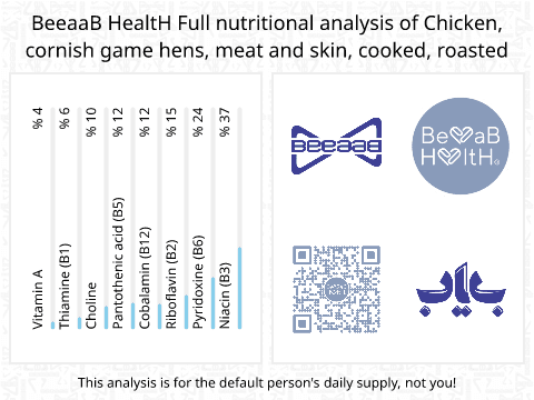 BeeaaB HealtH Analisi nutrizionale completa di Pollo cornish con pelle alla griglia