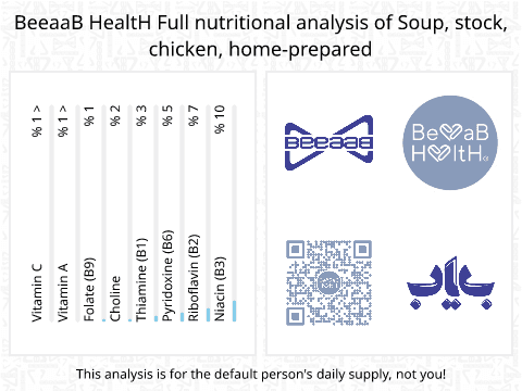 BeeaaB HealtH Analisi nutrizionale completa di Estratto di pollo fatto in casa