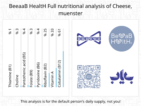 BeeaaB HealtH Analisi nutrizionale completa di Maasdam
